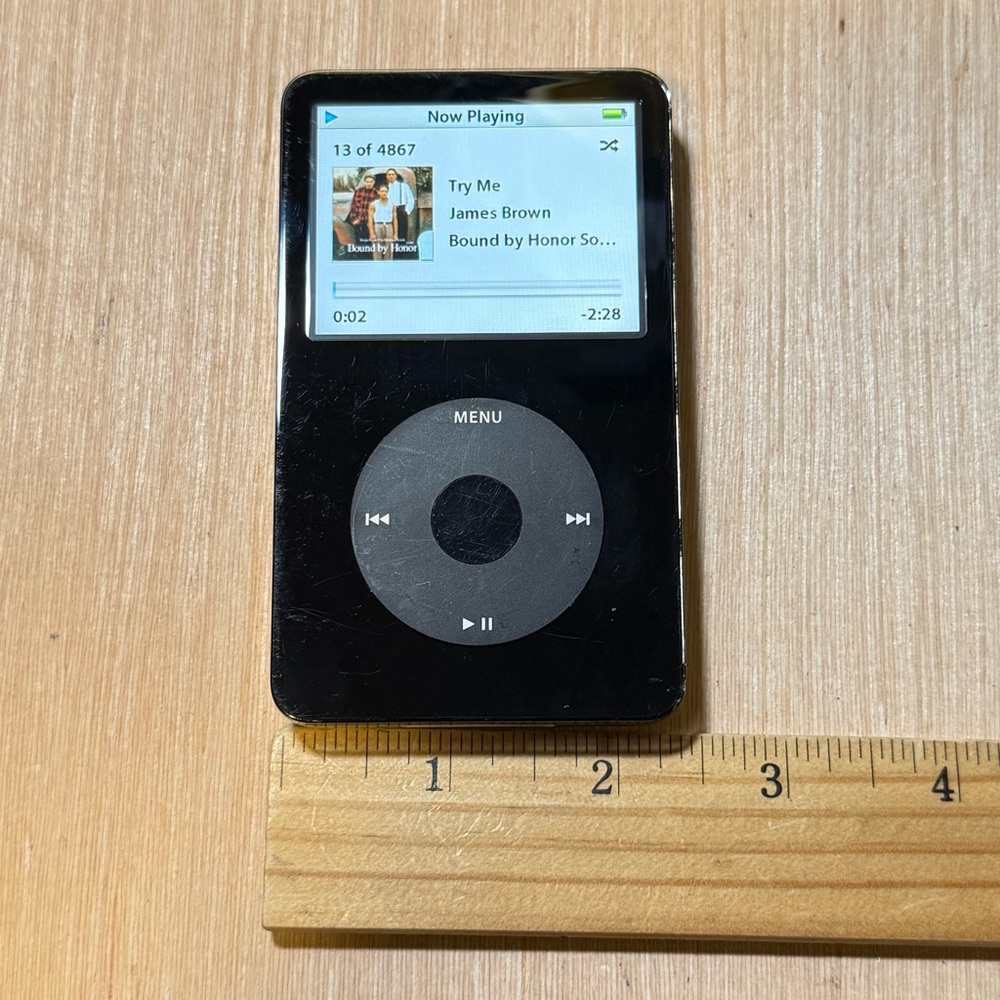 iPod Model:A1136 5thGen 80GB Blk Tested Good w/7233 Songs Good Battery Read Info - Picture 13 of 16